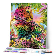 Load image into Gallery viewer, Diamond Painting - Colorful Leopard