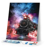 Diamond Painting | Diamond Painting - The Train | cities Diamond Painting Cities | FiguredArt