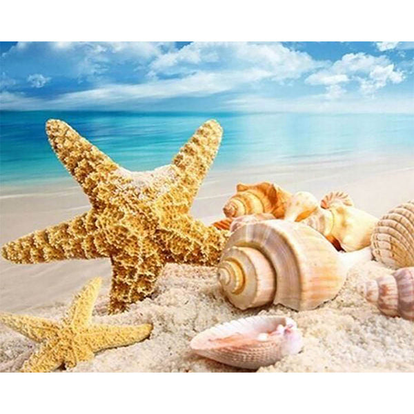 Diamond Painting - Seashells and Sea Star