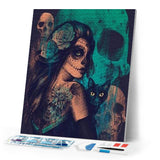 Diamond Painting | Diamond Painting - Death Beauty | Diamond Painting Romance romance | FiguredArt