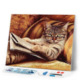 Diamond Painting | Diamond Painting - The connoisseur Chat | animals cats Diamond Painting Animals | FiguredArt