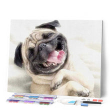 Load image into Gallery viewer, Diamond Painting - Sharpey asleep