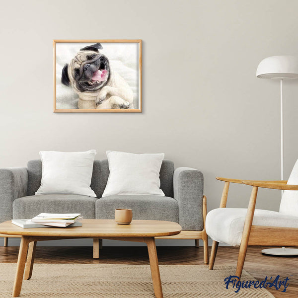 Diamond Painting - Sharpey asleep