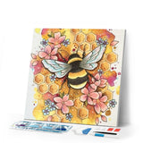 Diamond Painting | Diamond Painting - Bee | animals Diamond Painting Animals | FiguredArt