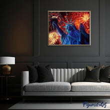Load image into Gallery viewer, Diamond Painting - Fireworks in New York