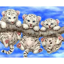 Load image into Gallery viewer, Diamond Painting - Babies Tigers mischievous