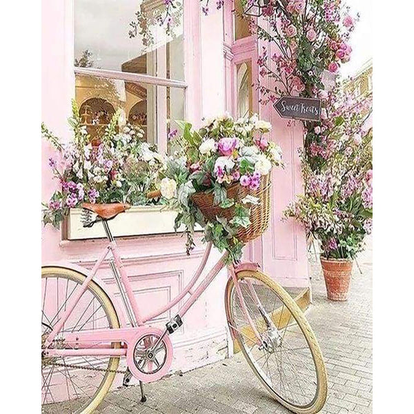 Diamond Painting - Pink Bicycle