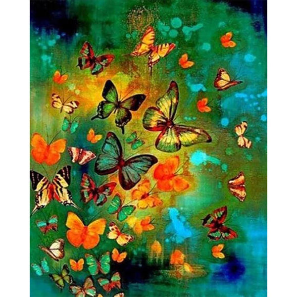 Diamond Painting - Colorful Butterflies