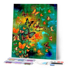 Load image into Gallery viewer, Diamond Painting - Colorful Butterflies