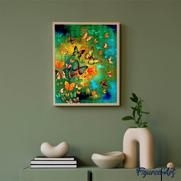 Diamond Painting - Colorful Butterflies