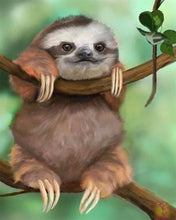 Load image into Gallery viewer, Diamond Painting | Diamond Painting - Lazy on a Branch | animals Diamond Painting Animals | FiguredArt