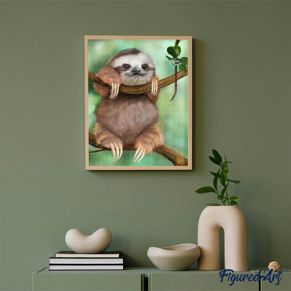 Diamond Painting - Lazy on a Branch