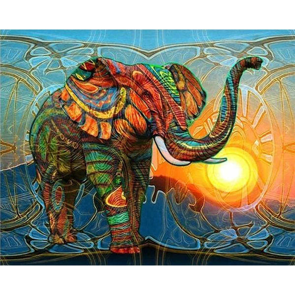 Diamond Painting - Artistic Elephant