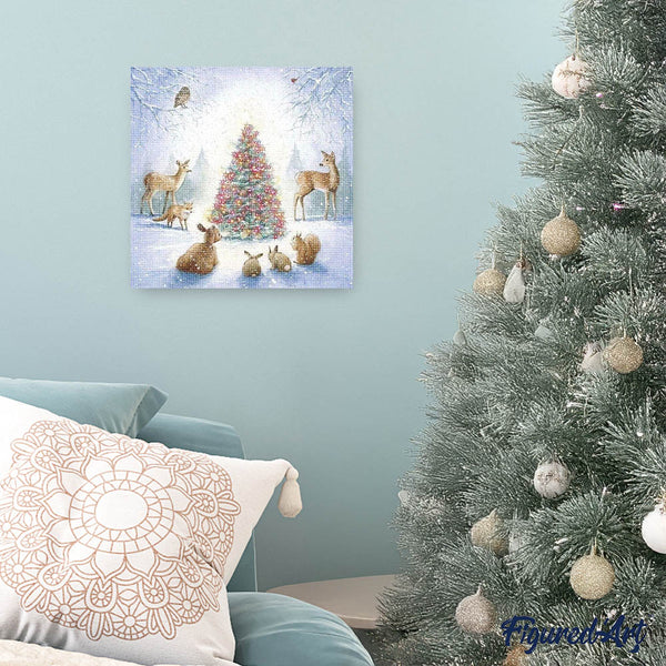 Diamond Painting - Around the Christmas Tree
