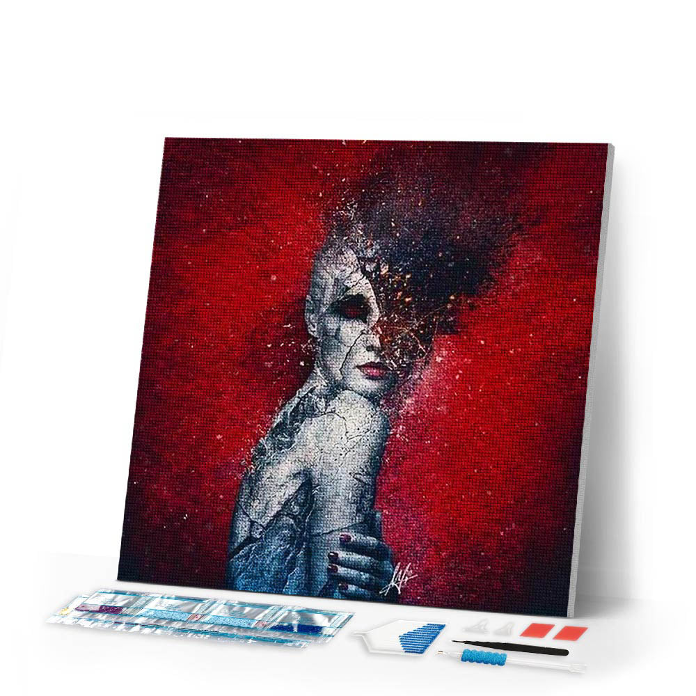 Diamond Painting | Diamond Painting - Abstract Woman | Diamond Painting Romance romance | FiguredArt