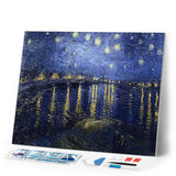 Diamond Painting | Diamond Painting - Van Gogh Starry Night over the Rhone | Diamond Painting Famous Paintings famous paintings van gogh |