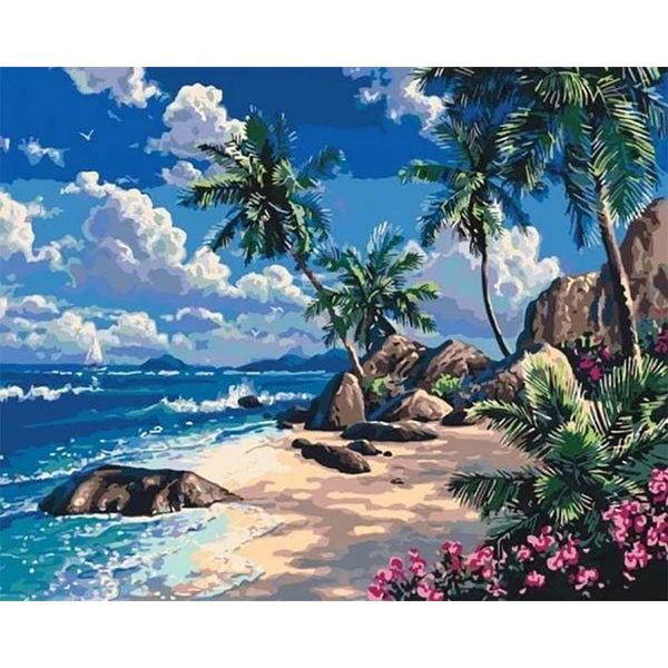 Diamond Painting - On the Beach