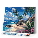 Diamond Painting | Diamond Painting - On the Beach | Diamond Painting Landscapes landscapes | FiguredArt