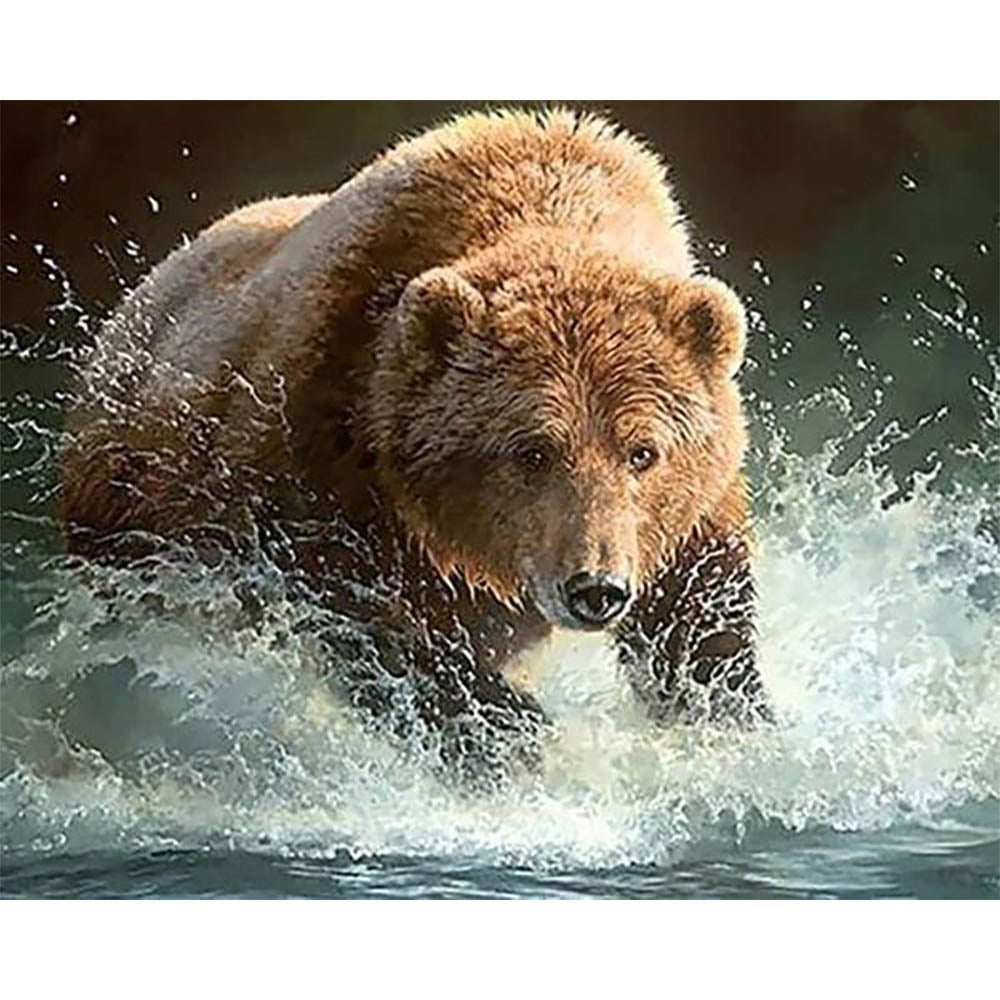 Diamond Painting - Bear in the River