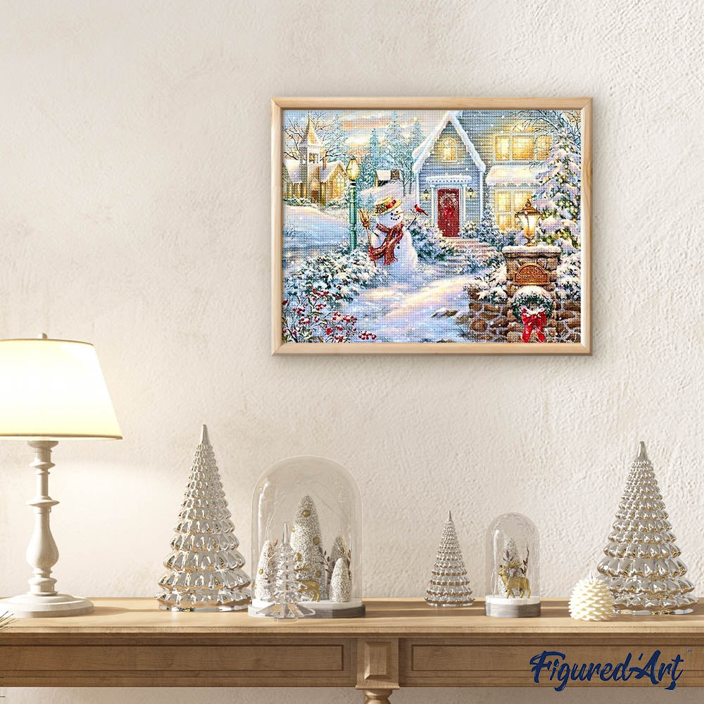 Diamond Painting - Winter landscape