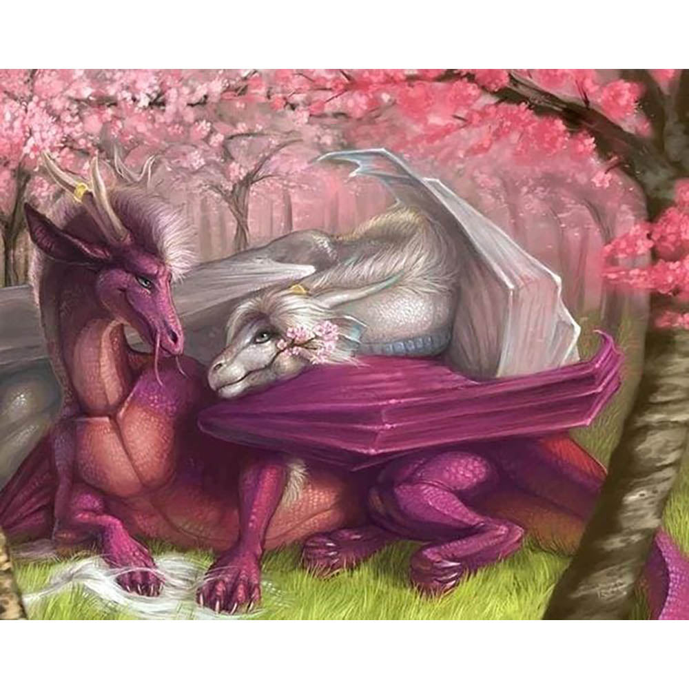 Diamond Painting - Fairy Dragons