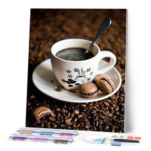 Load image into Gallery viewer, Diamond Painting - Coffee and macaroons