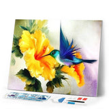 Diamond Painting | Diamond Painting - Hummingbird flitting | animals Diamond Painting Animals | FiguredArt