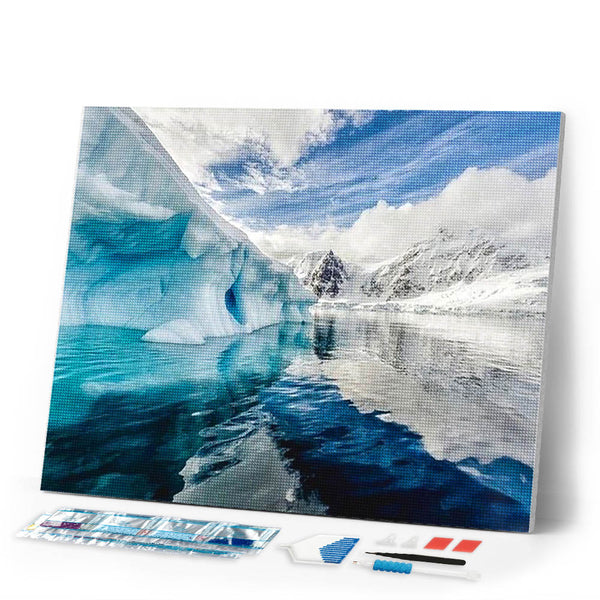 Diamond Painting | Diamond Painting - Iceberg | Diamond Painting Landscapes landscapes | FiguredArt