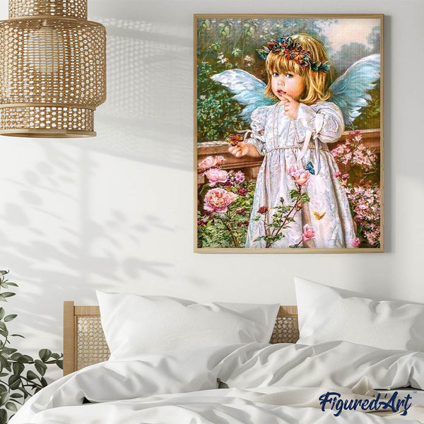 Diamond Painting - Angel in the Garden