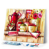 Diamond Painting | Diamond Painting - In the Kitchen | Diamond Painting kitchen kitchen | FiguredArt