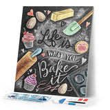 Diamond Painting | Diamond Painting - Bake it | Diamond Painting kitchen kitchen | FiguredArt