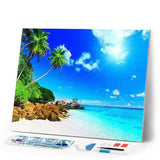Diamond Painting | Diamond Painting - Paradise Island | Diamond Painting Landscapes landscapes | FiguredArt