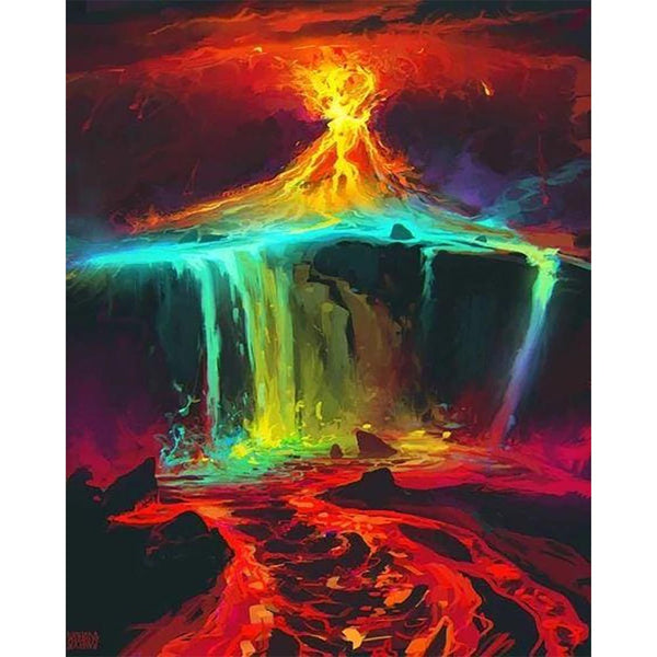 Diamond Painting - Lava