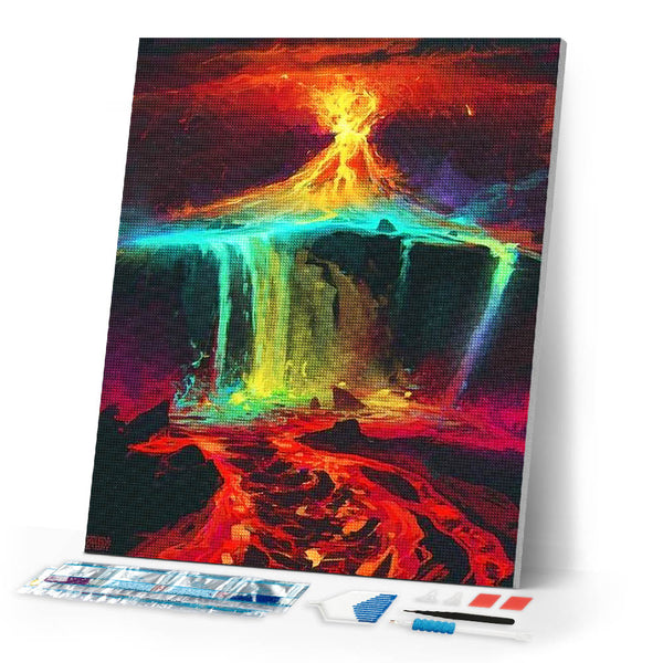 Diamond Painting | Diamond Painting - Lava | Diamond Painting Landscapes landscapes | FiguredArt