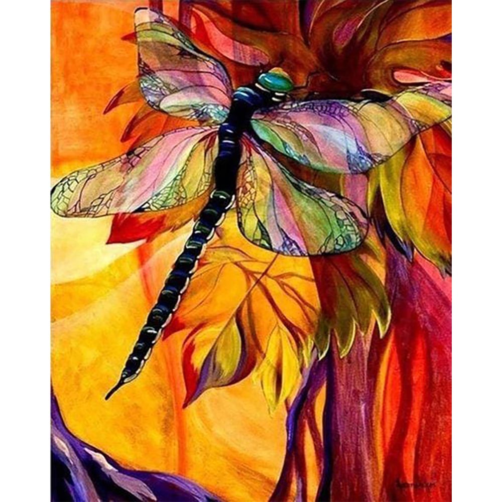 Diamond Painting - Artistic Dragonfly