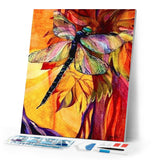 Diamond Painting | Diamond Painting - Artistic Dragonfly | animals Diamond Painting Animals | FiguredArt