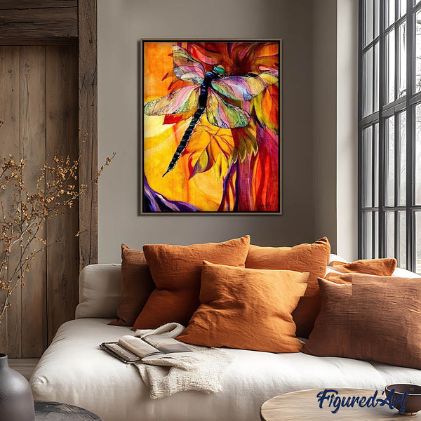Diamond Painting - Artistic Dragonfly