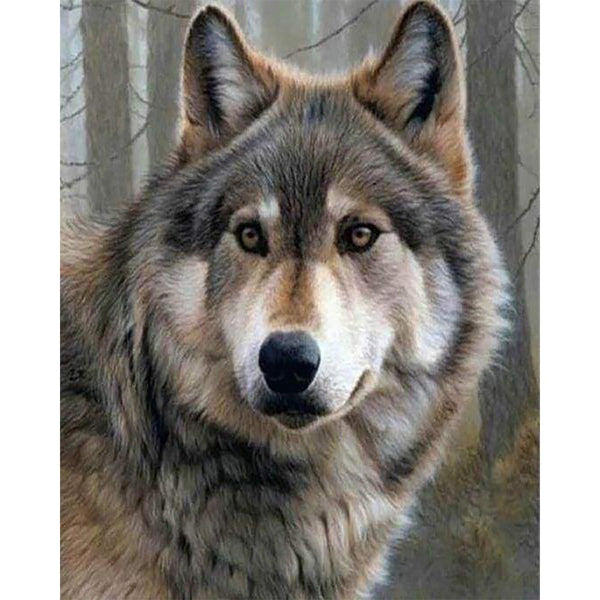 Diamond Painting - Wolf Portrait