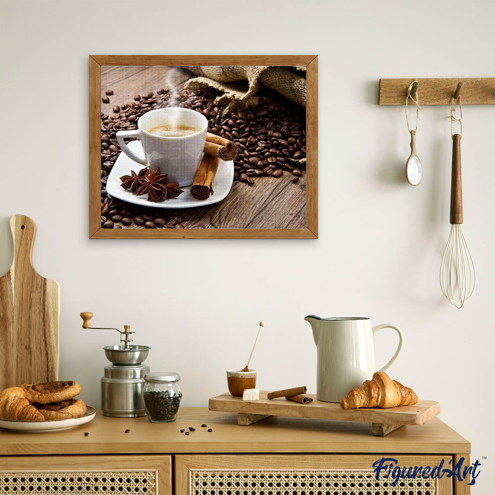 Diamond Painting - Coffee and Cinnamon