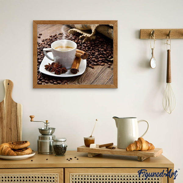 Diamond Painting - Coffee and Cinnamon