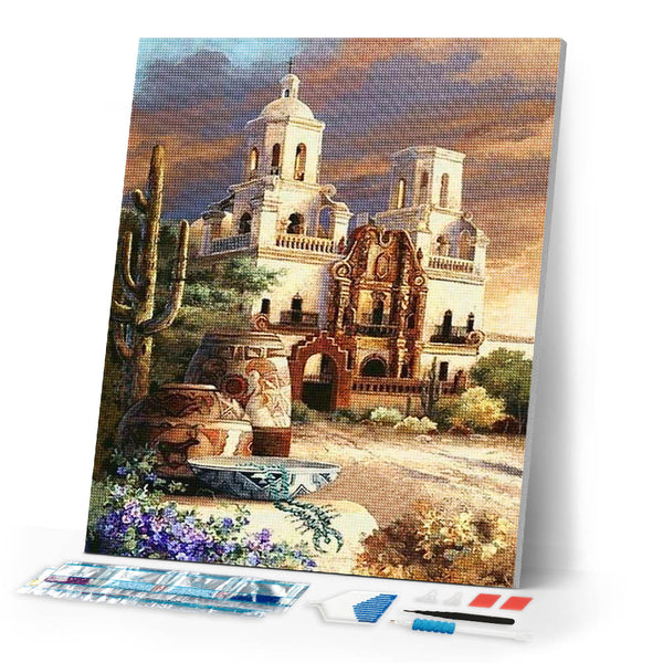 Diamond Painting | Diamond Painting - Church | Diamond Painting Religion religion | FiguredArt