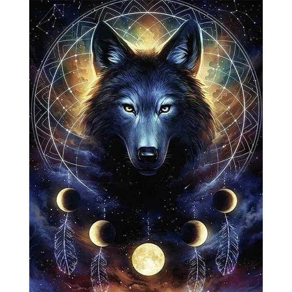 Diamond Painting - Dark Wolf