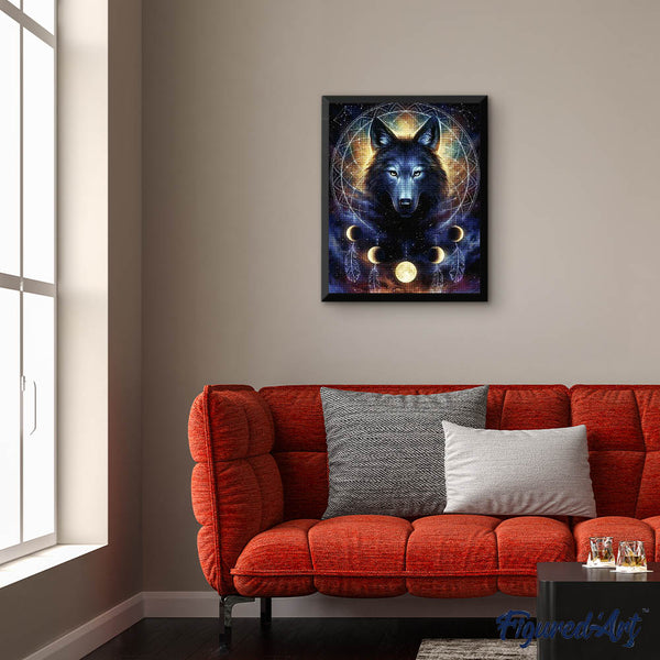 Diamond Painting - Dark Wolf