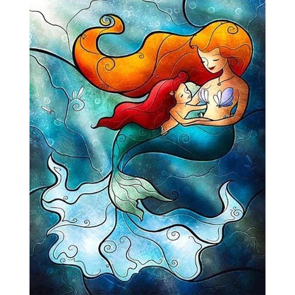 Diamond Painting - Little Mermaid Stained Glass
