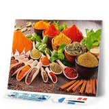 Diamond Painting | Diamond Painting - Spices | Diamond Painting kitchen kitchen | FiguredArt