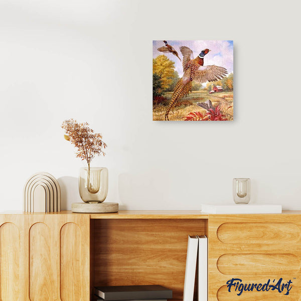 Diamond Painting - Flight of Pheasants