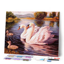 Load image into Gallery viewer, Diamond Painting - Swans