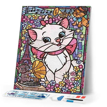 Load image into Gallery viewer, Diamond Painting - The Aristocats Stained Glass