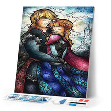 Load image into Gallery viewer, Diamond Painting - Couple Stained Glass