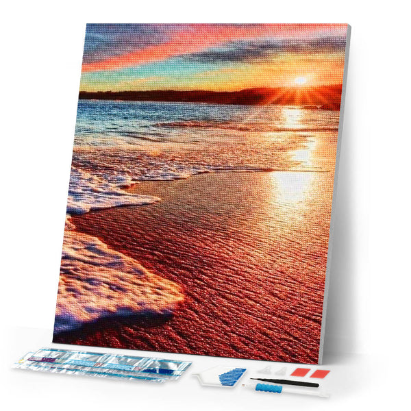 Diamond Painting | Diamond Painting - Sea Foam | Diamond Painting Landscapes landscapes | FiguredArt